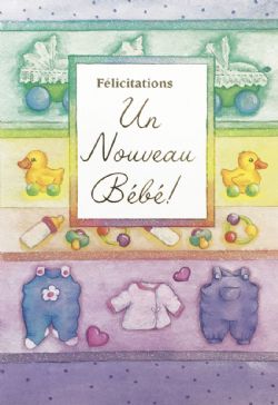 NAISSANCE - FÉLICITATIONS UN NOUVEAU BÉBÉ! - DE ROSEDALE